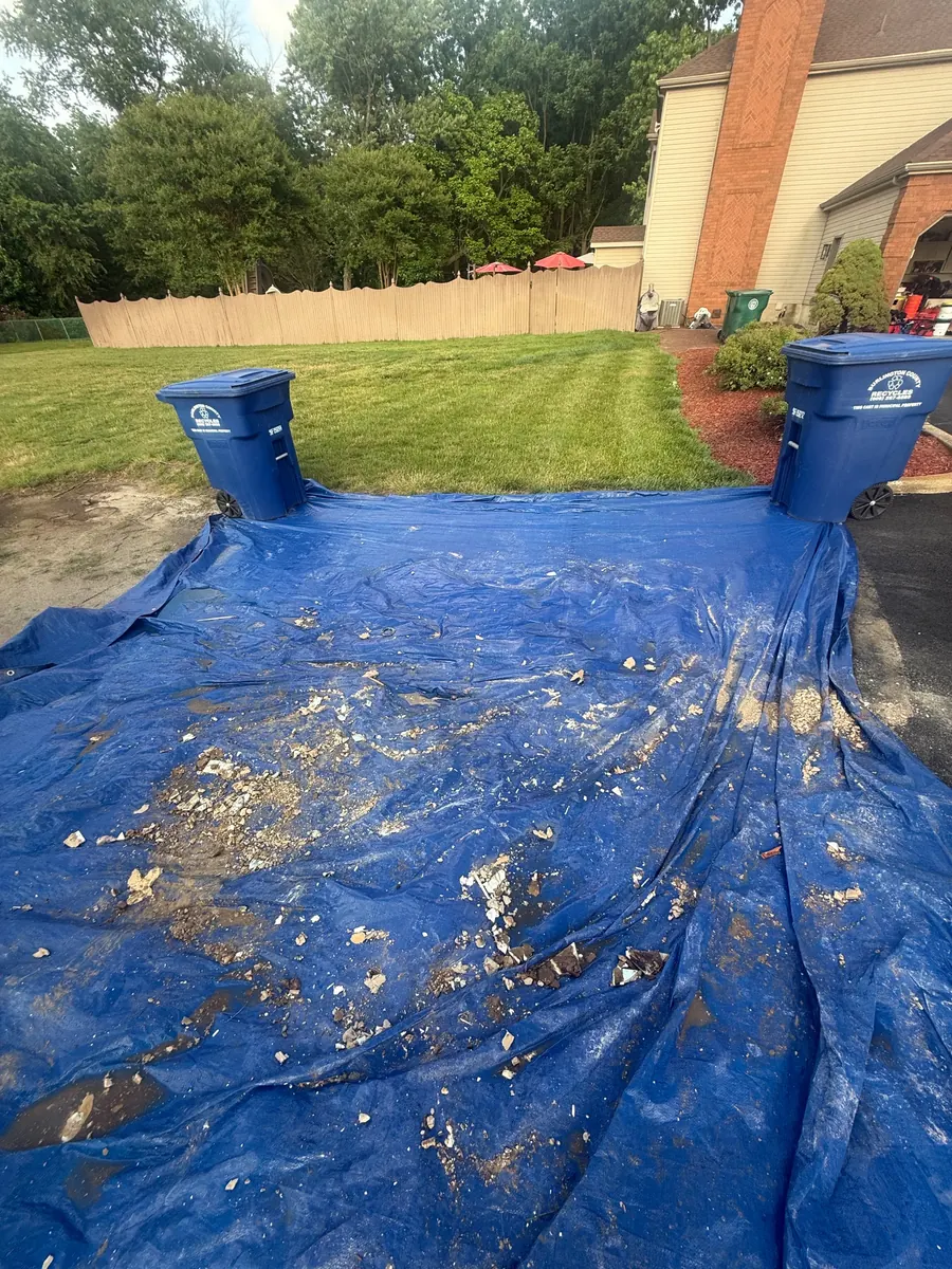Household junk loaded for removal by Hero's Junk Removal